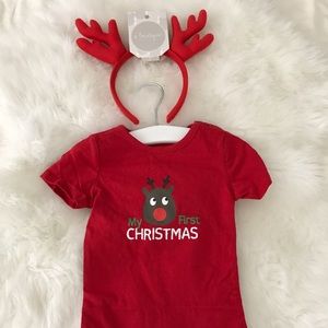 "My First Christmas" Baby Bodysuit